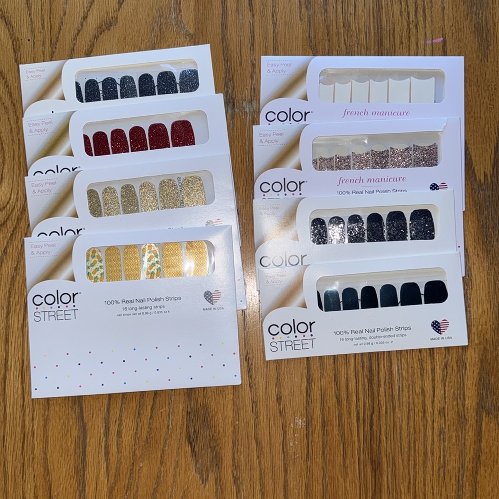 8 sets of Color Street Manicure sets NEW